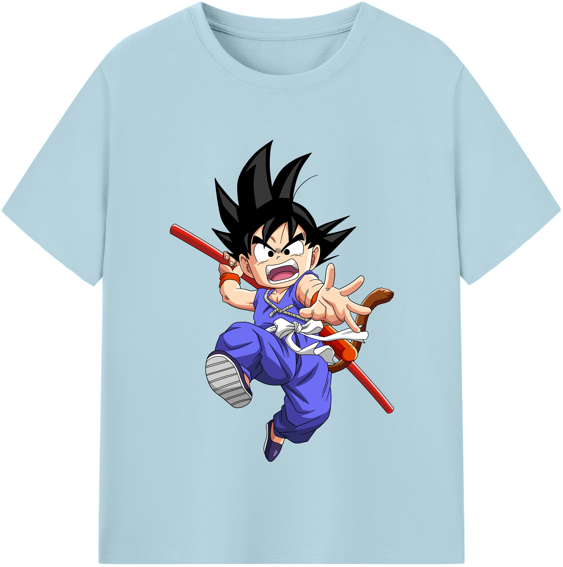 （画像用） ドラゴンボール 孫悟空（そん ごくう）Son Goku カカロット DRAGON BALL Kakarotto 綿100％半袖Tシャツ（フロントプリント）